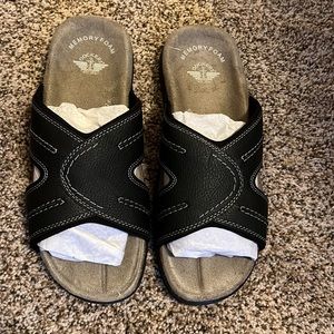 Mens Black Sandals